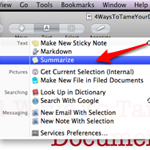 Text Summarizers for Mac and Windows
