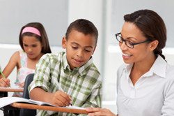 How should writing be assessed?