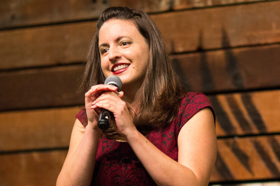 Usually, it's not polite to laugh at someone with a learning disability. But in the case of Nina G., she <em>wants</em> you to laugh.
